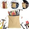 Outdoor Leather Foraging Case Bag Bushcraft Waist Pouch Hanging Tools Storage for Vegetable Fruit Garden Harvest Camping