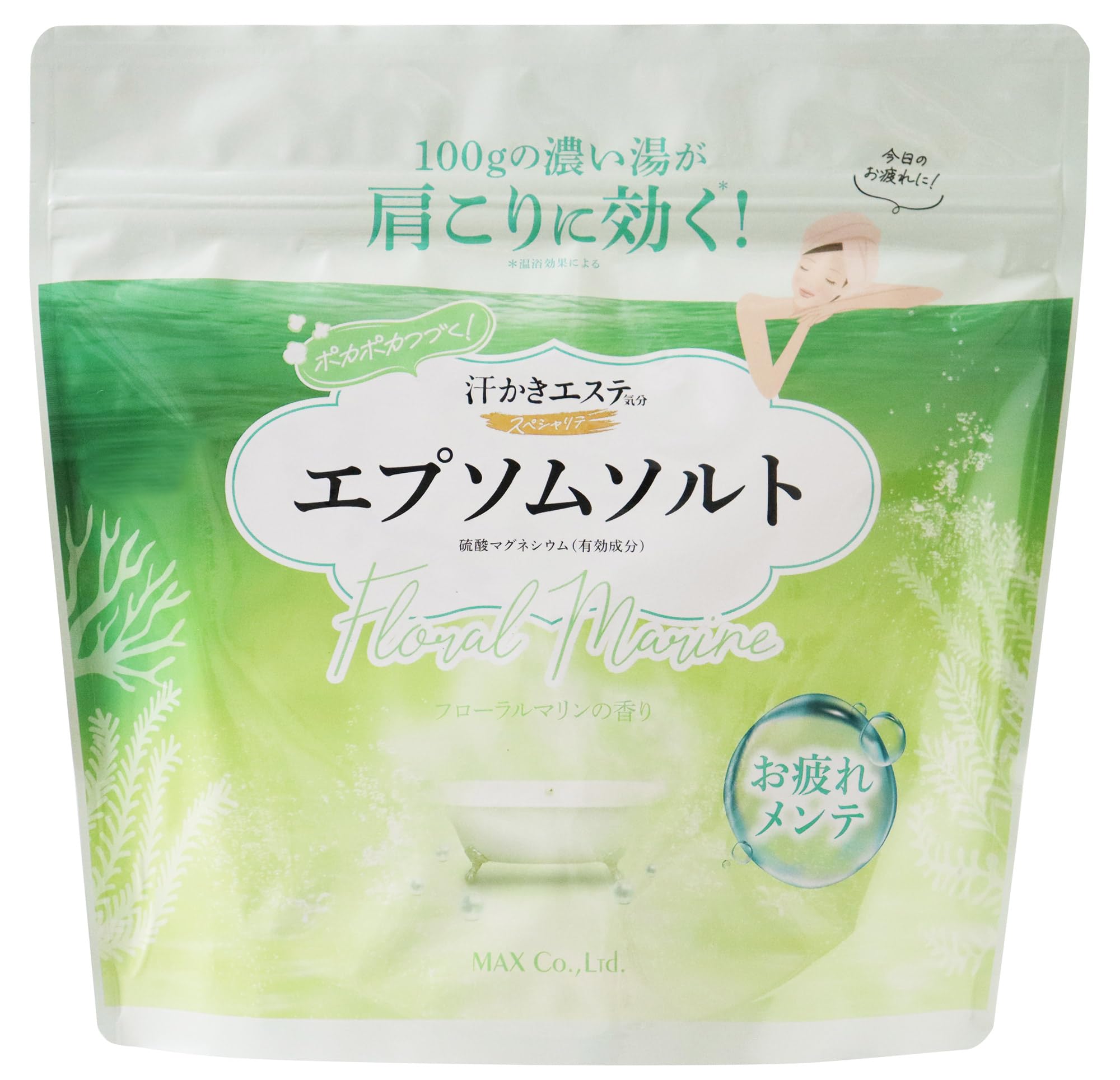 

Специальные добавки для ванны с английской солью для эстетики с увлажняющим магнием и включают мерный цветочный морской аромат [Квазилекарственное средство] Уменьшающие потоотделение