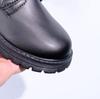 2026 British Style Leather School Shoes for African Children, PU Velcro, Boys' Student Footwear