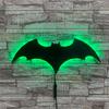 ZK50 Modern Cool Bat LED Wall Lamp Interior Decoration Background Wall Night Light USB Plug-in Remote Control Cable 2 Meters