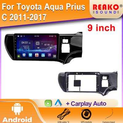 Android Auto 5G WIFI Rádio Navigace GPS Pro Toyota Aqua Prius C 2011-2017 Multimediální Přehrávač Rádio 2Din DVD Carplay obrazovka