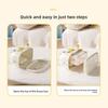 Cute Desktop Tissue Case with Phone Holder Facial Tissue Holder Cartoon Tissue Box  Entrance Hall