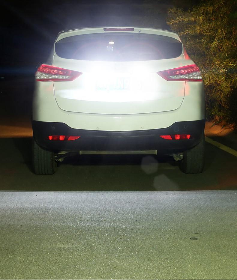 LED Kennzeichenleuchte Kennzeichenleuchte Baugruppe Auto Rückfahrscheinwerfer Blinkende Warnleuchte Universal Auto Motorrad Parken Modifiziert