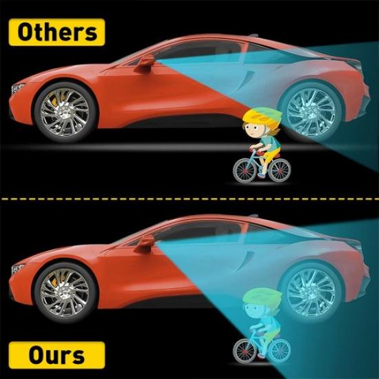 Left Side For Dodge Ram 1500 2500 3500 Tow Mirror Spotter Lower Glass 2010-2018