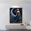 Diamantmalerei Neue Kollektion Mondfrau DIY Voll Quadratisch Rundbohrer Strassstickerei Mosaik Kreuzstich-Kits Wanddekor