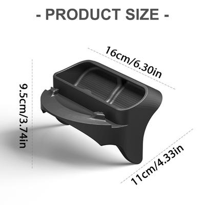 ABS Steering Wheel Phone Mount Eyewear Case Compact Storage No Obstructions Wheel Organizers Quick Fixing for Vehicle