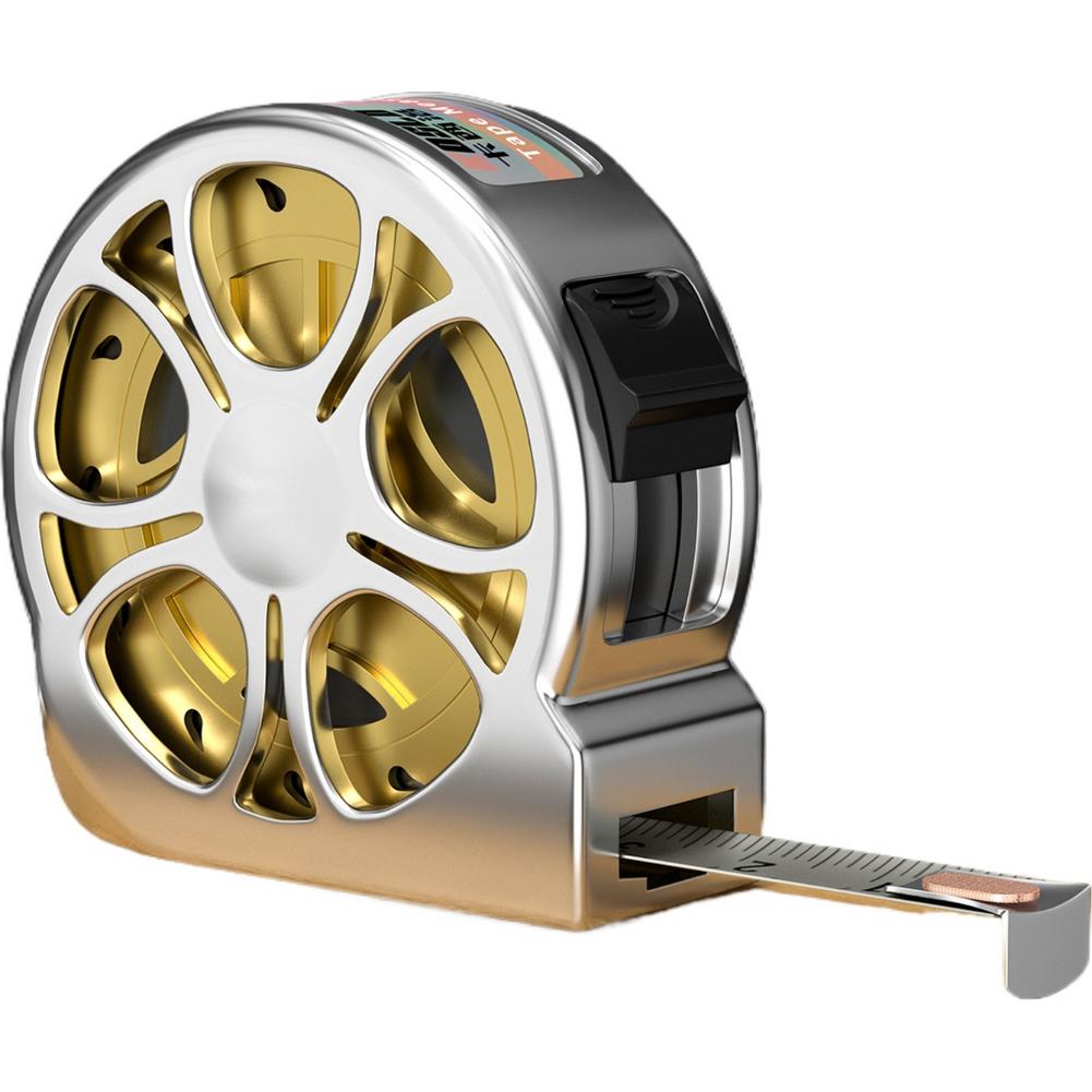 

2M Нержавеющая сталь Выдвижная рулетка Портативная Мини Метрическая линейка Полый карманный дизайн Домашний DIY измерительный инструмент Защита от ржавчины