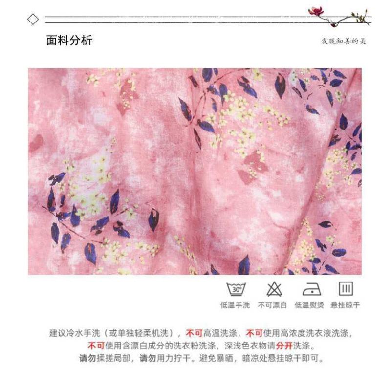 Übergröße V-Ausschnitt Langes Kleid Ethnischer Druck Schlitzärmel Lockere Taille Bindekleider