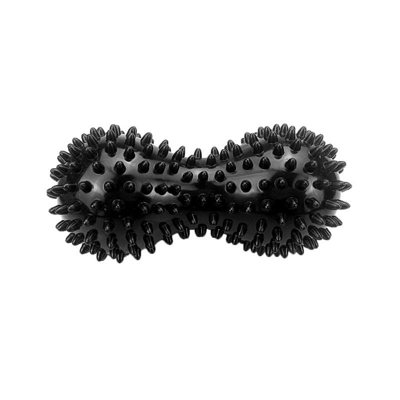 

Массажный мяч арахис, фасциальный мяч, расслабляющий мышечный фитнес мяч-ежик, реабилитационный тренировочный мяч, мяч для подъема чёрный