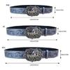 Embossed Belt Cowgirl Punk Waist Belt Carved Horse Retro for Jeans Dress