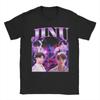 Jinu KPOP Demon Hunter 90s Style T-Shirt Summer T-Shirt Women's Cotton Round-Neck Casual Clothing Short-Sleeve Streetwear Top