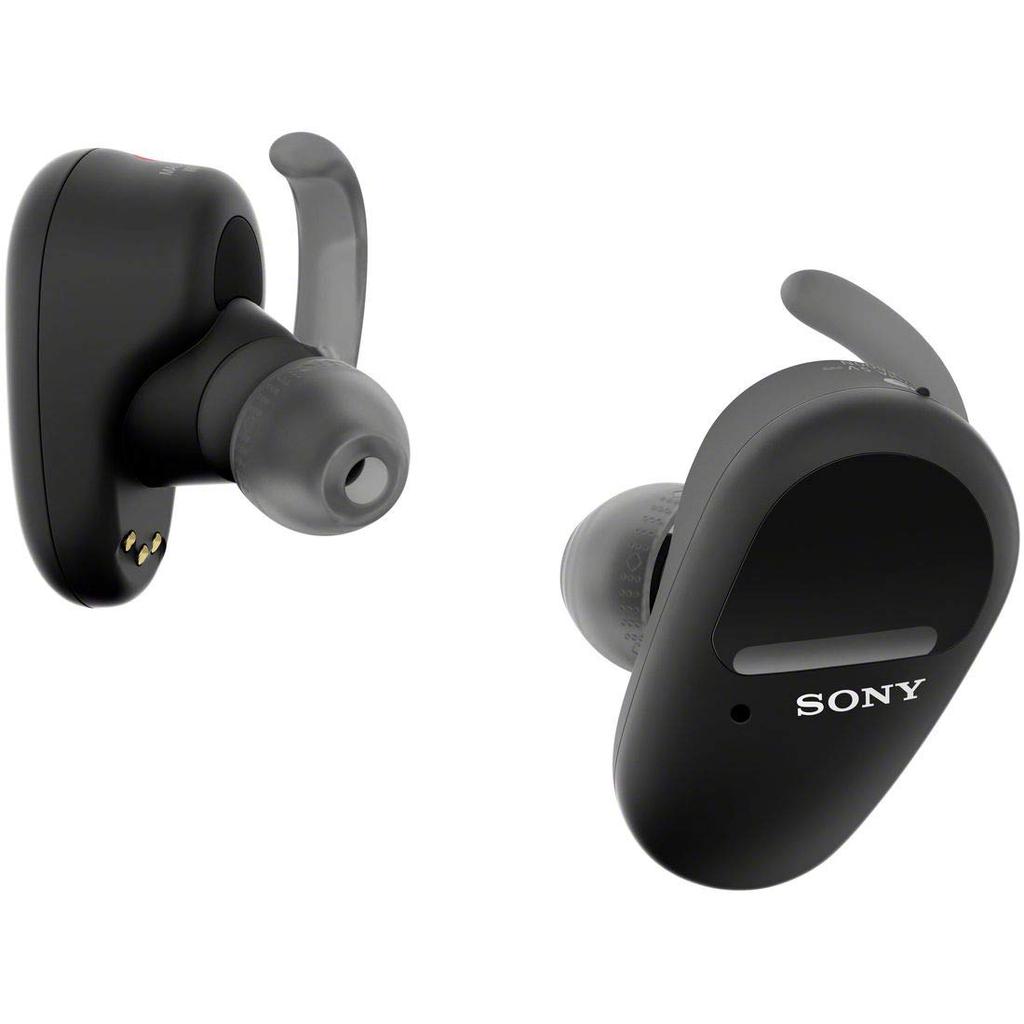 Sony True Wireless Earphones Bluetooth Separate Left and Right 2020 360 Reality Audio Black Noise-Canceling WF-SP800N Compatible, Headphones,