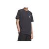 Adidas SS25 Fashion Soft Versatile Short Sleeve T-Shirt Men Tops Carbon-Black KC0975