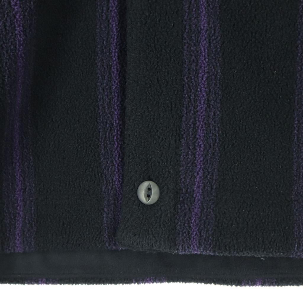 Unused UNIQLO NEEDLES Needles Collaboration One-point Logo Stripe Pattern Long Sleeve Freeze Cardigan Men's Used