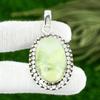 Natural Imperial Jasper Gemstone Jewelry 925 Sterling Silver Pendant For Women