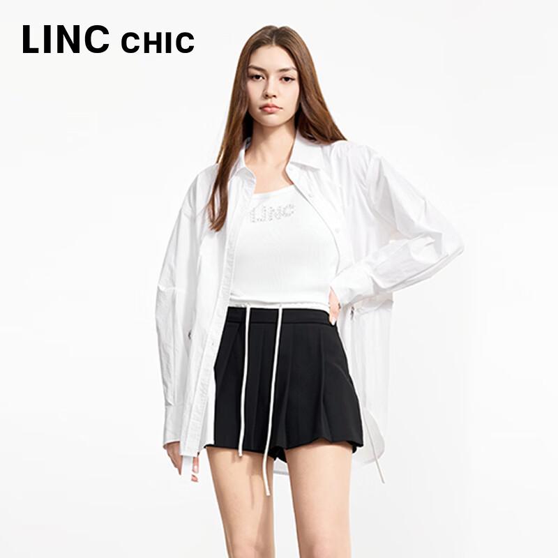 Jinyujie Women s Light Luxury Cotton Long Sleeve Shirt M