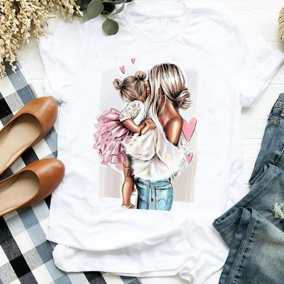 Women Shirt 90s Trend Aesthetic Fashion Clothes Girl Mom Mother Fashion Ladies Graphic Printed Tee Top Tshirt Female T -Shirt