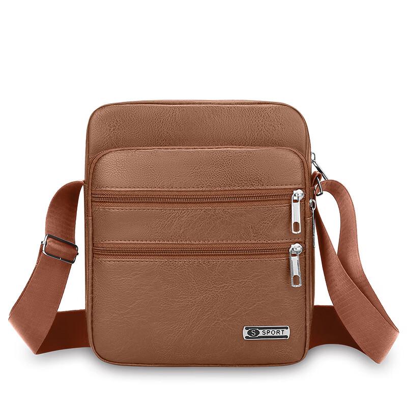 Li Shen Men's Multi-Layer Crossbody Bag