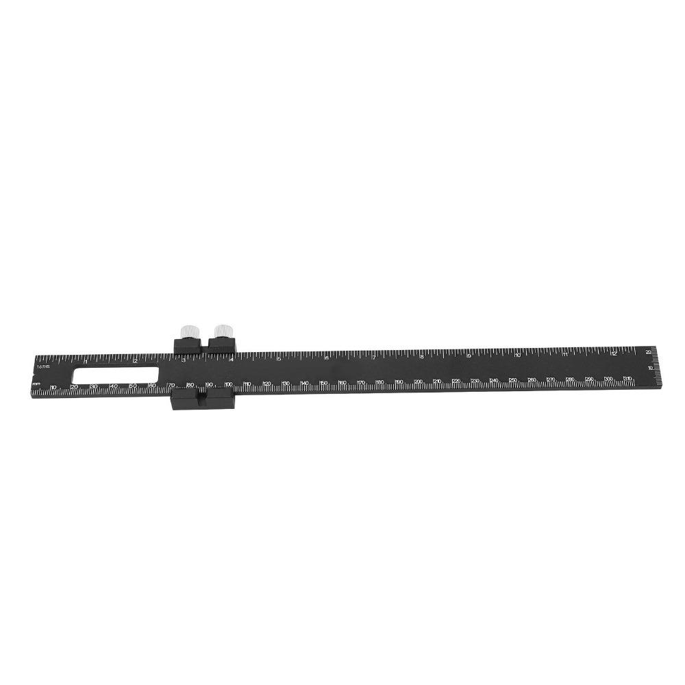 Angle Measuring T Square Ruler Aluminum Alloy Adjustable Slide Ruler For Engineer Carpenter
