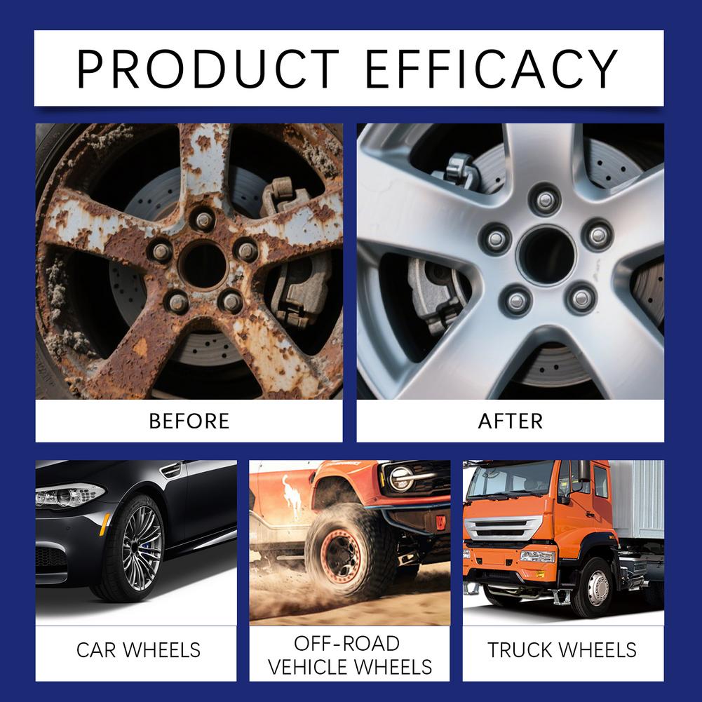 Car Rust Removal Spray Metal Surface Rust Dissolver Spray Cleaning Car Body Auto Care Anti Spray Polishing Corrosion Detail A1F2