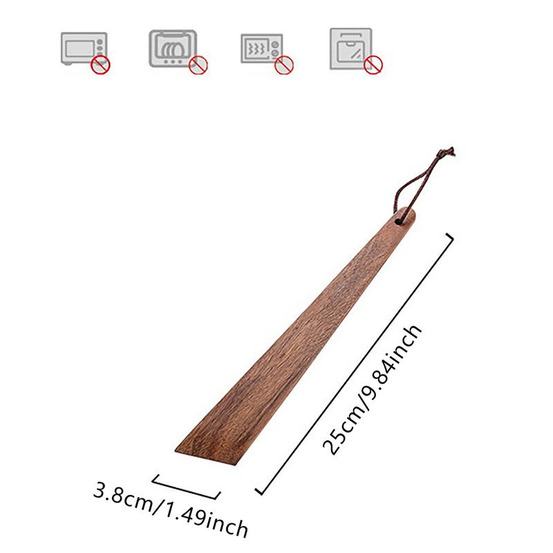Teak Wood Spatula For Cooking Small Wood Flipper Non-Stick Spatula Utensils