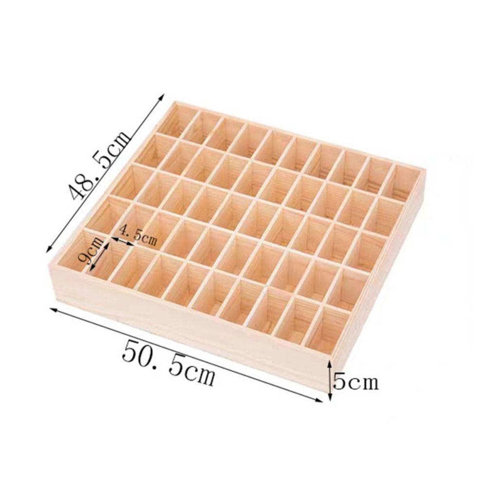 Wall Mounted Display Case 50 Grids Souvenir Organiser Durable Hanging Unit for Collector's Use