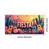Fiesta Party Banner Vibrant Mexican Cactus Floral Festive Event Backdrop Celebration Decorations Photography Background Props