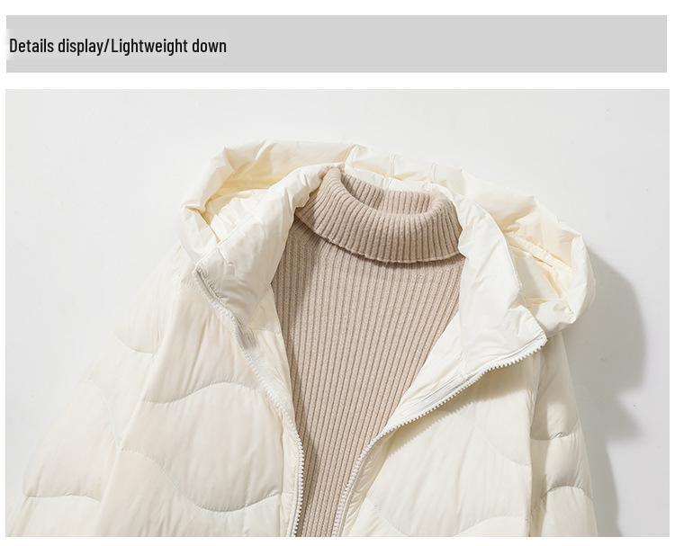 Youjia Damen Extra Lange Kapuzen-Daunenjacke - Schlankmachend und Warm für Herbst/Winter.