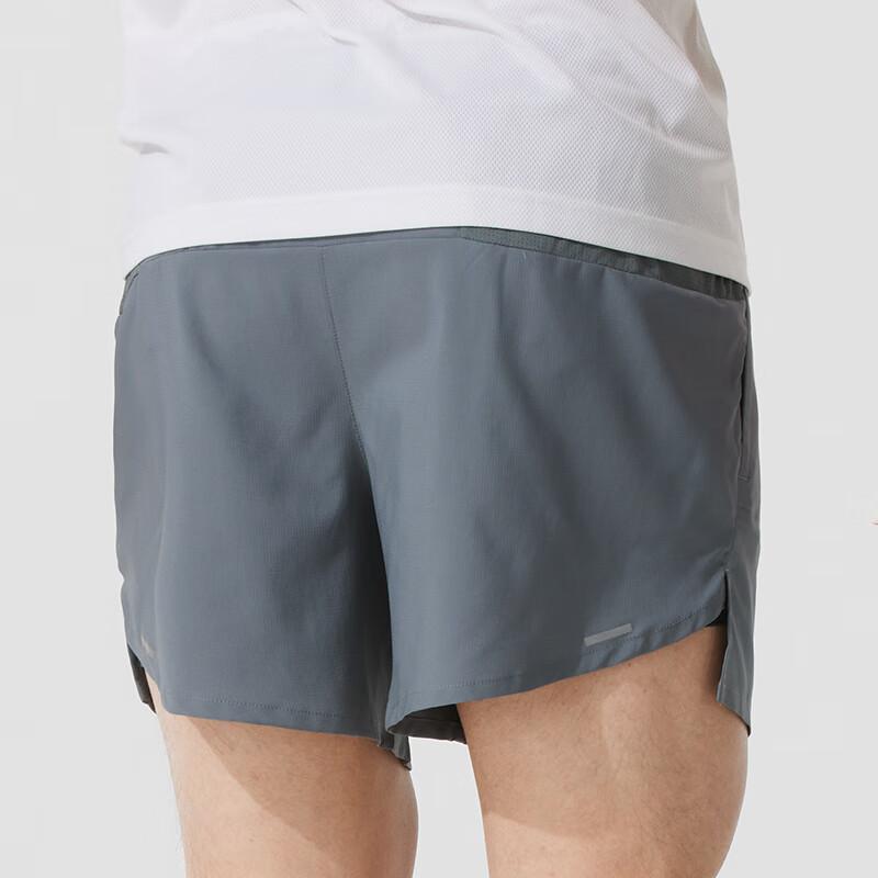 New Nike Dri Fit Running Shorts Men's Gray FN2993-084