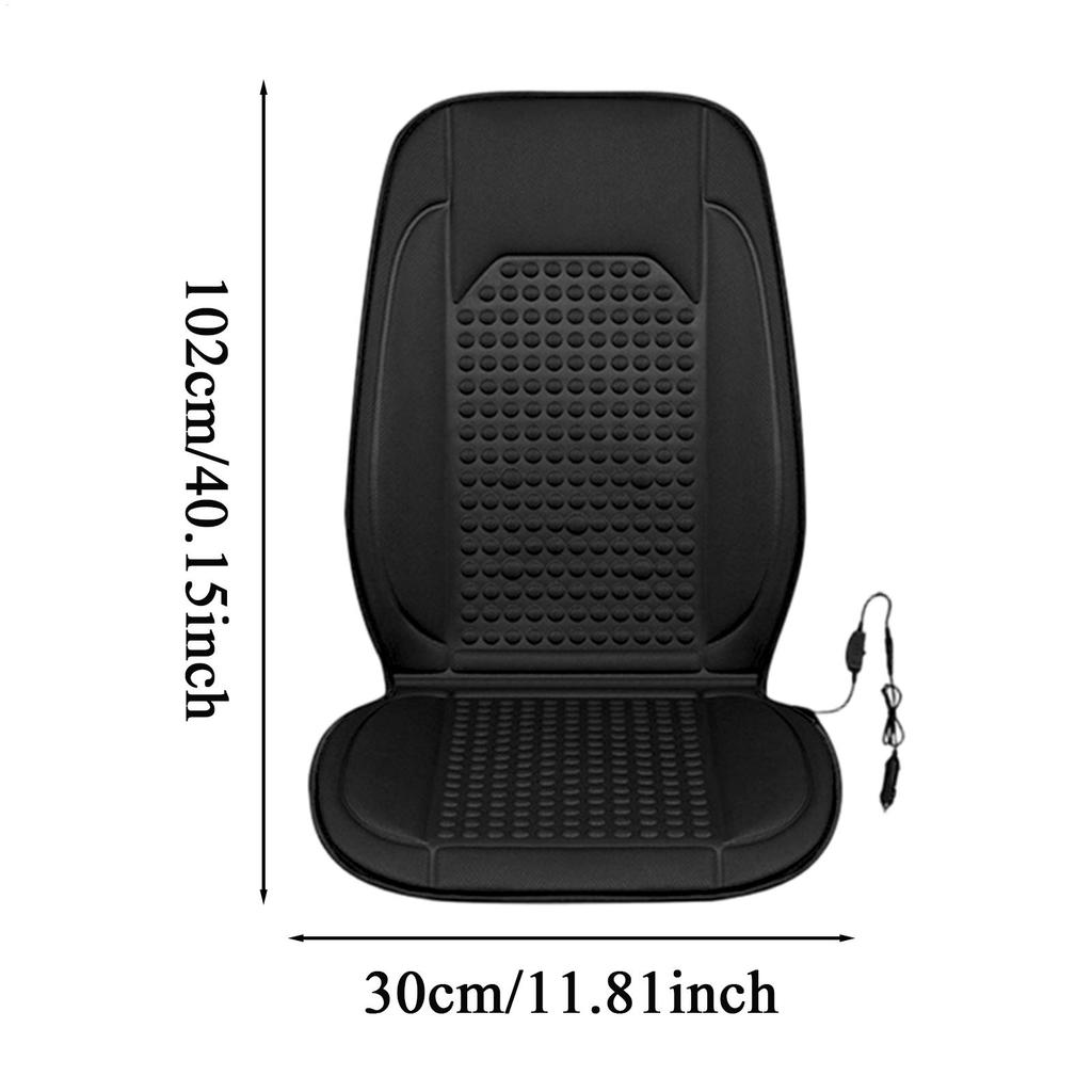 Car Seat Heater Ergonomic Full Back Cover Fast Heating Seat Warmer For Car For Truck SUV RV Sedan Automotive Van Cold Weather