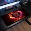 Tappetino per Mouse Grande Personalizzato Manchester United, Stampa Testo Nome Personalizzato, Tappetino da Scrivania Antiscivolo con Logo Calcio, Regalo per Gamer