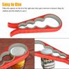 Bottle Opener, Cap Screw, Multifunctional 4 In 1 Universal Kitchen Plastic Can Anti Slip Cap Opener, Beer Opener, Etc