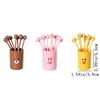 10Pcs Cute Mini Toothpicks Cartoon Kids Food Picks Plastic Fruit Forks Bento Decorative Tableware Food Picks Dessert Fork