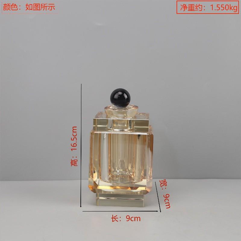 Difusor de Varillas Cuadrado de Cristal Minimalista Moderno Mesa de Tocador de Dormitorio Aceite Esencial de Aromaterapia Con Piedras Aromáticas