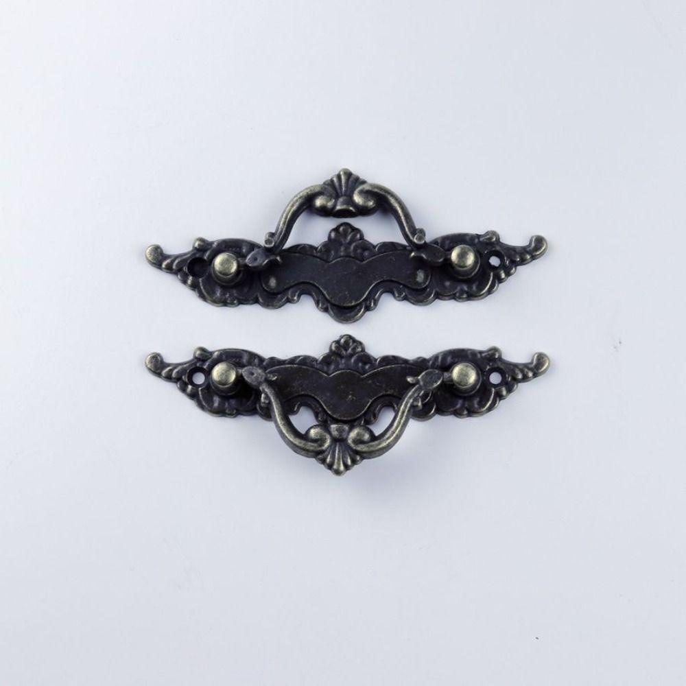 Zink Zinklegierung Vintage Griffe Dekorative Schubladenringgriffe Einfache Installation Schubladengriffe Geschenkbox