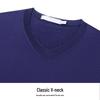 Hodo Men's V-Neck Silk-Wool Blend Knit Sweater