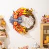 Fall Season Artificial Wreath Decors Decorative Wreath Hangings For Autumn Celebration Welcoming Touch Flower Rings