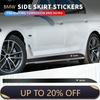 2025 E46 Für BMW 2 Stück Auto Seitenschweller Schweller Kohlefaser Karosserieschutz Aufkleber Für BMW M M3 M5 M6 X3 E46 E90 E39 F10 F20 F30 G20