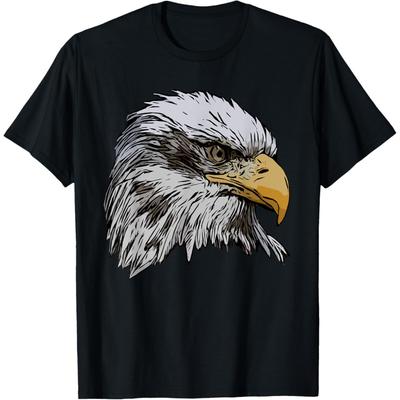 Bald Eagle Graphic American National Symbol Animal Design T-Shirt