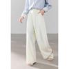 VICTORIA&VERA Women's High-Waist Wide-Leg Suit Trousers