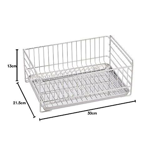 PEARL METAL Mini Stainless Steel Draining Basket, At Aqua, HB-3938, Silver