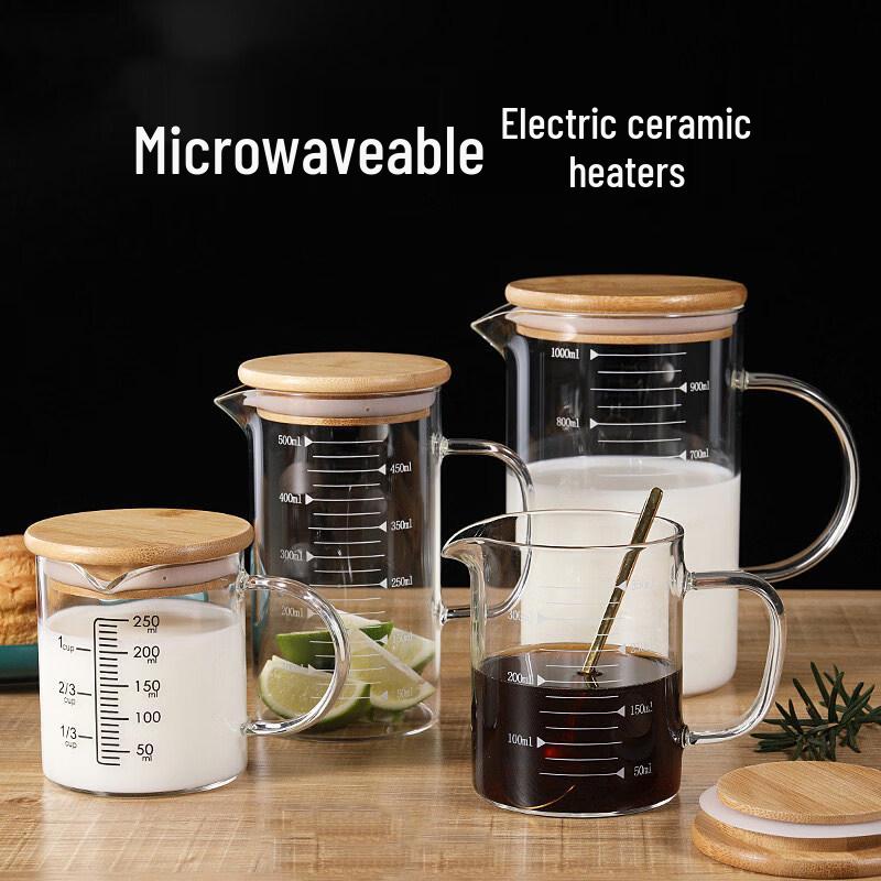 ZISIZ Heatable Glass Measuring Cup
