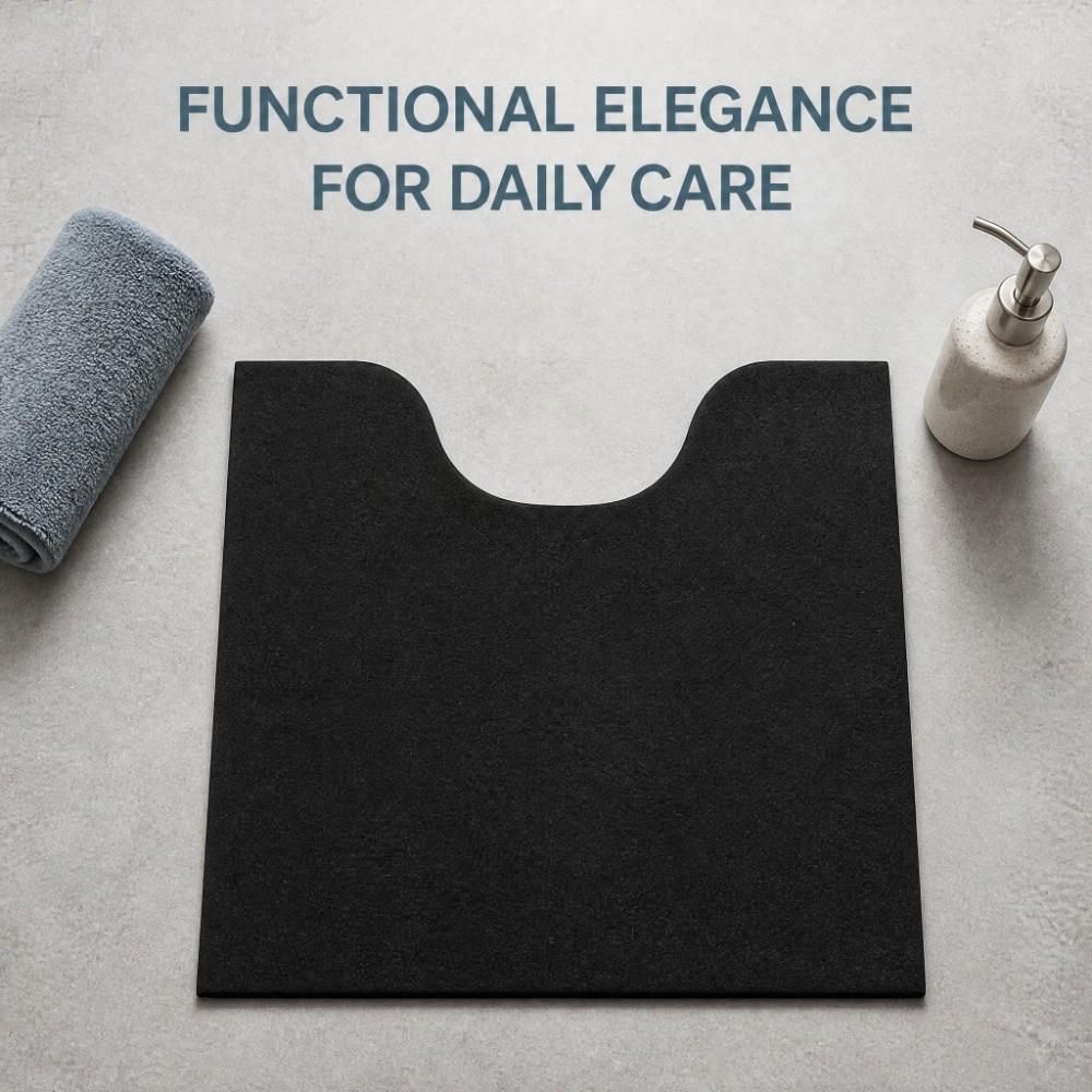 6 Pack Absorbent Toilet Rug U Shape Toilet Floor Mat Durable Toilet Mat  Home