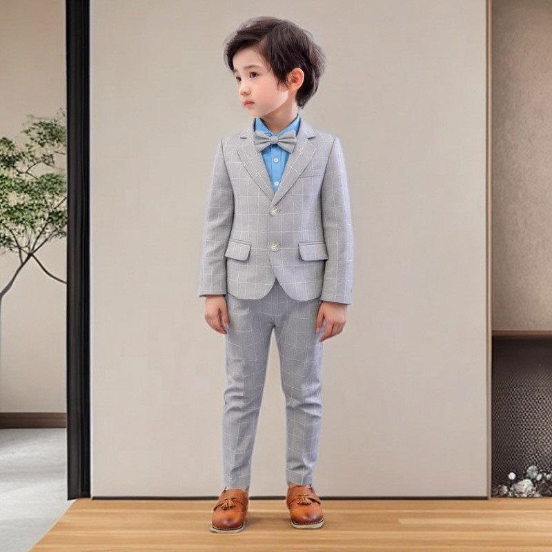 2025 Autumn Boys' Three-piece Suit Set