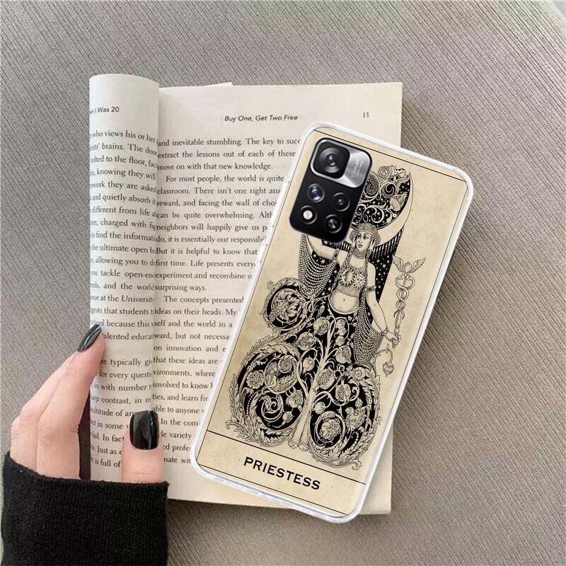 Fool Tarot Card Meanings Phone Case For Xiaomi Redmi Note 14 Pro 12 Plus 12S 10 11 Pro 4G 5G 9T 9S 8T 10S 11T 11S 11E 9 8 Coque