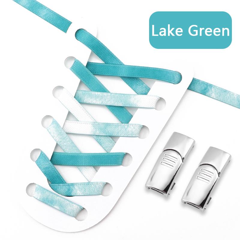 1Pari Magnetic Lock No Tie Shoe Laces Rainbow Elastic Laces Sneakers Adults Kids 8MM Wide Flat Shoelaces Rubber Bands for Shoes