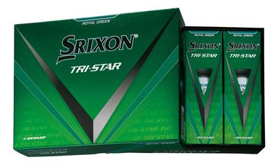 DUNLOP Golf Balls SRIXON 2024 Model 1 Dozen Royal Green TRI-STAR4 (12 Pieces)