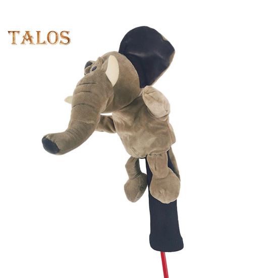 Golf Sopası Başlığı Kılıfı Yumuşak Hayvan Sürücü Başlığı Kılıfı Peluş Aslan/Kaplan/Su Aygırı/Maymun/Koyun Golf Aksesuarı Ahşap ve Sürücüler için