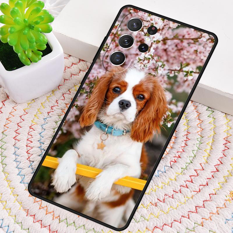 Cavalier King Charles Spaniel Dog Soft Phone Case for Samsung Galaxy Note 10 Pro S26 Ultra S23 S24 FE S25 S21 S22 PLUS Cover