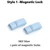 Fashion Metal Shoelace Magnetic Buckle Shoes Accessories Sneaker Kits Metal Laces Buckle 4 Style Shoe Decorations